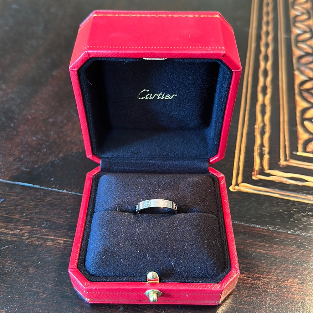 Cartier LOVE ring 18K White Gold 55mm